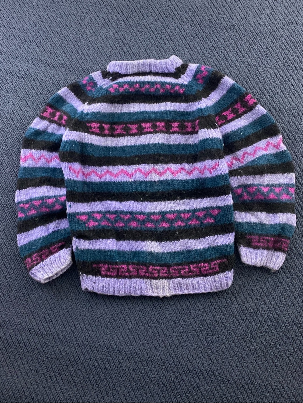 Vintage 90s Purple Wool Blend Sweater